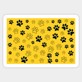 paw prints Sticker